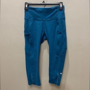 Lululemon fast and free crop leggings